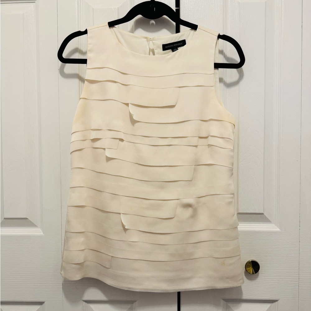 Banana Republic Ivory Top